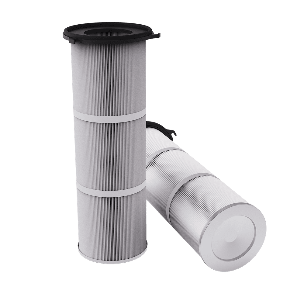 Cartouche de dépoussiérage fixation par bride