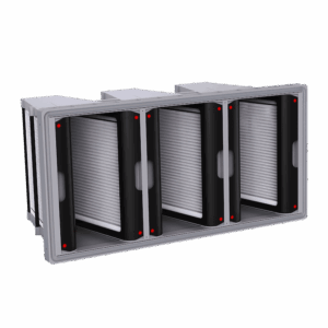 filtre compact pour centrale de traitement d'air industriel
