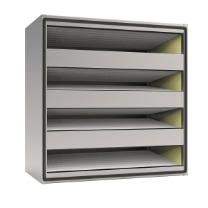 Filtre multidièdre charbon actif cadre inox