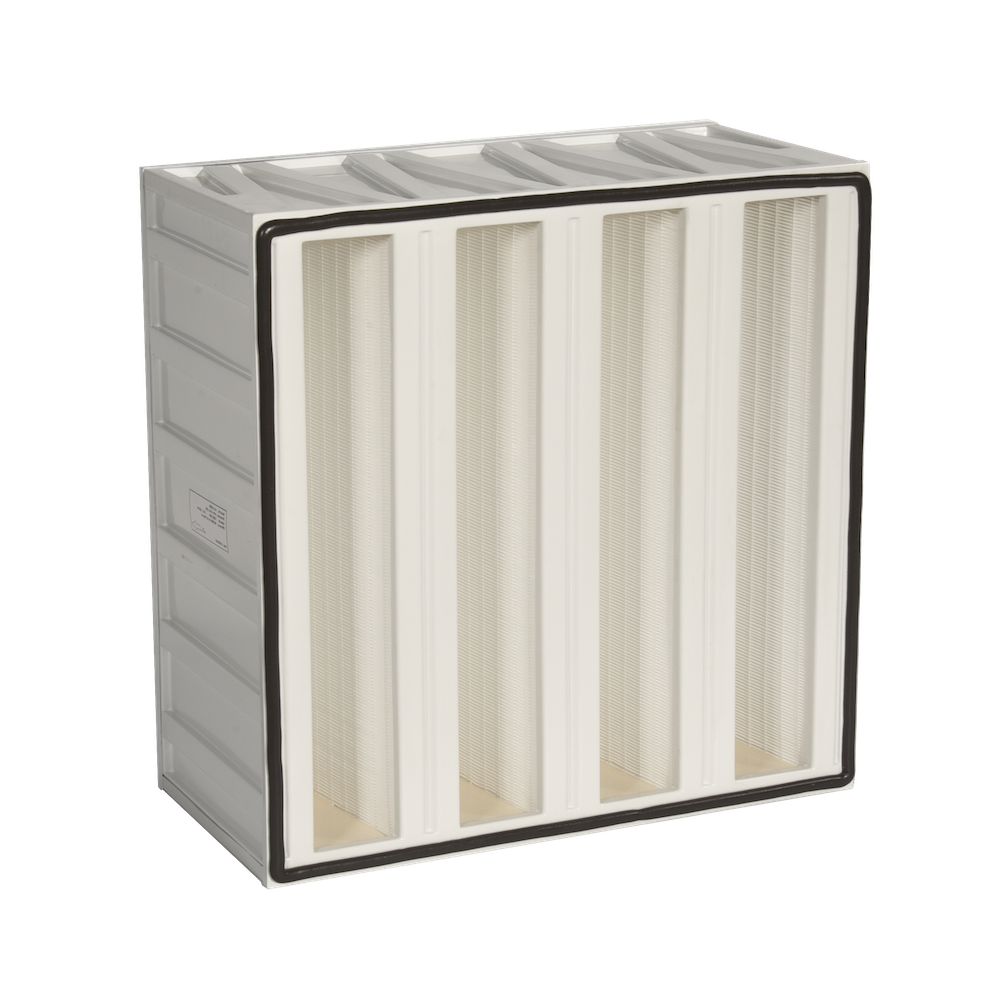 Filtre multidièdre cadre plastique