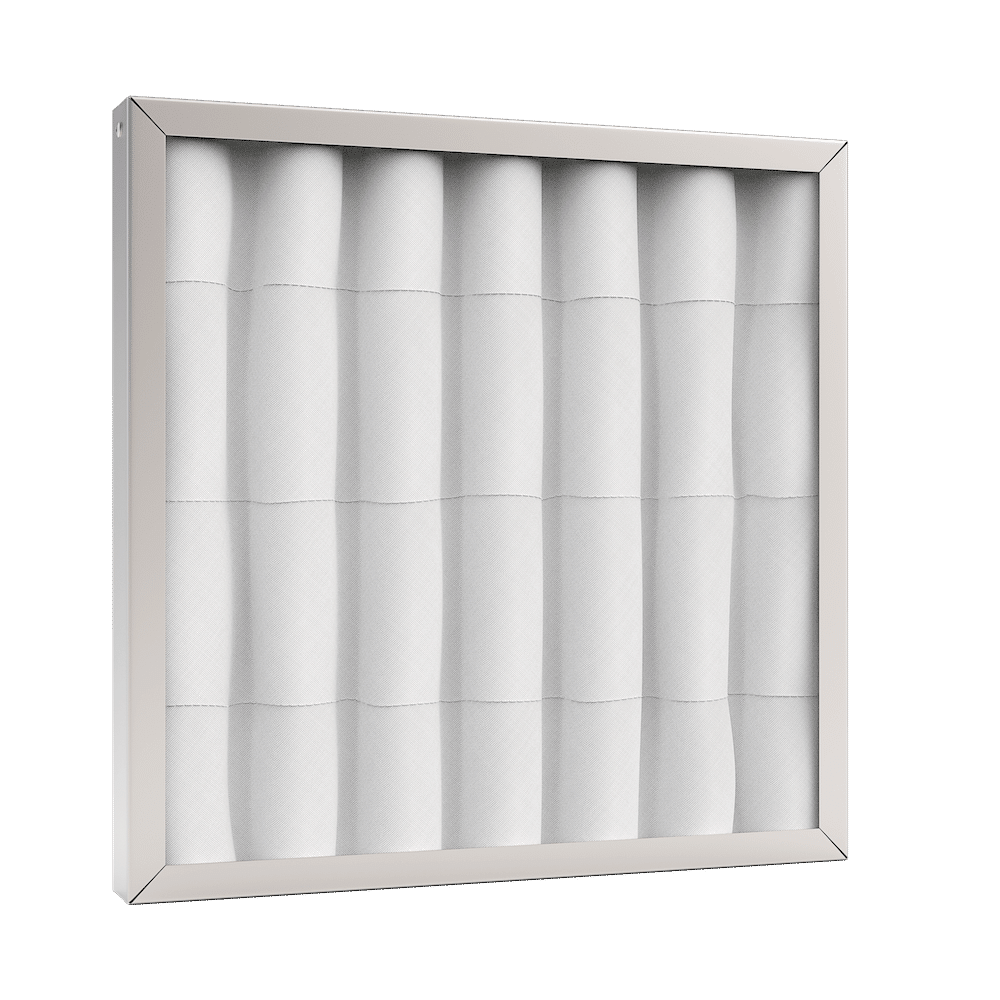 filtre plissé cadre galva