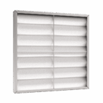 Filtre média plissé cadre galva rechargeable monobloc