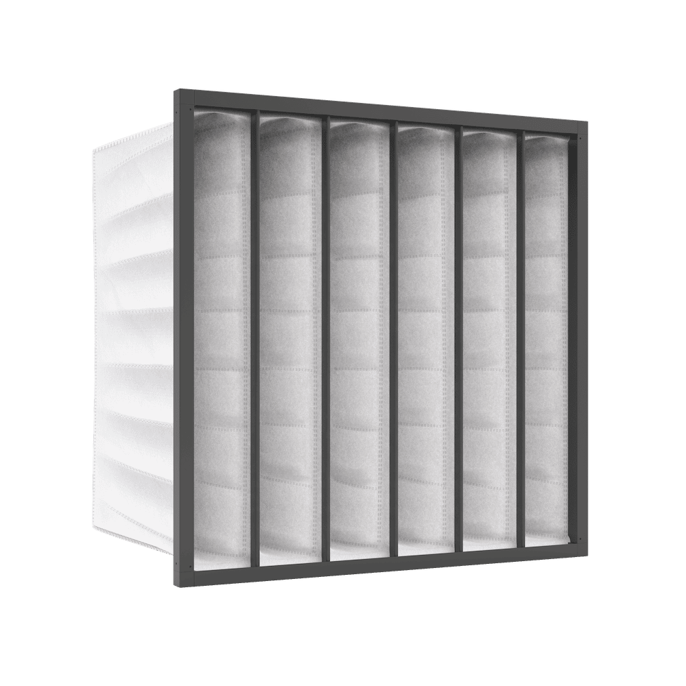 Filtre à poches rigides